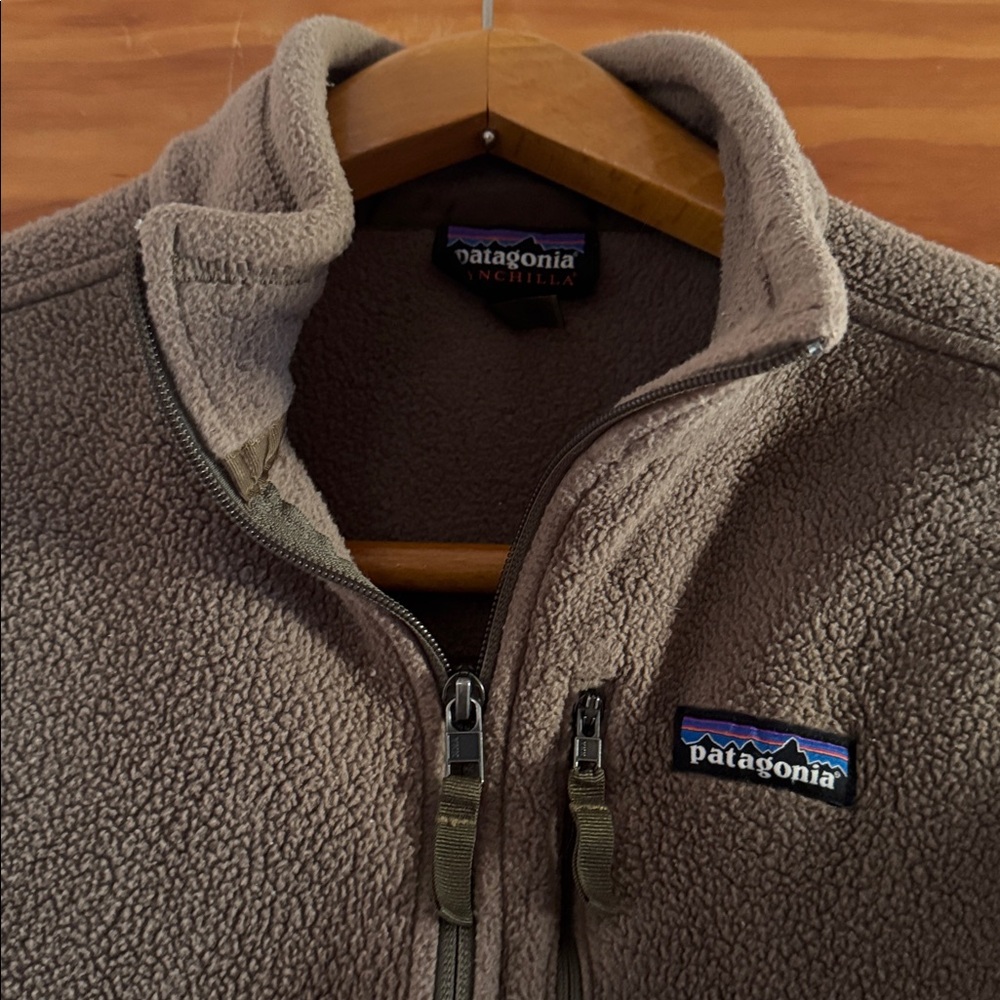 Patagonia Olive Fleece Synchilla jacket